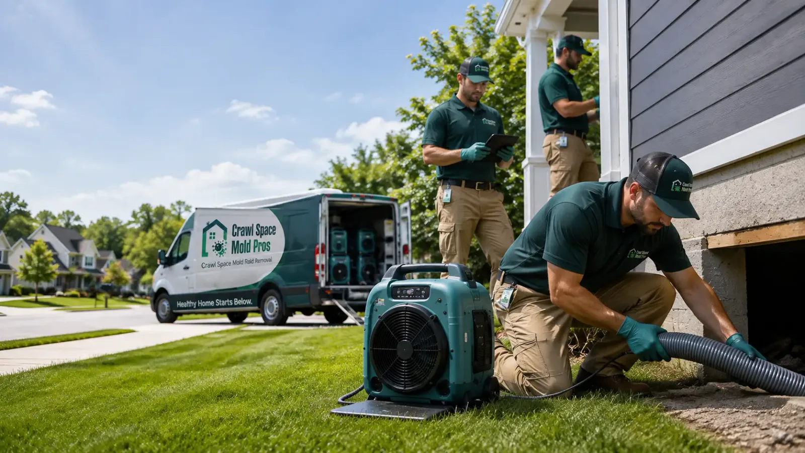 Crawl Space Mold Removal in Buckley, IL